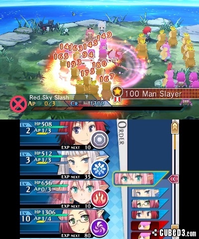 Screenshot for Lord of Magna: Maiden Heaven on Nintendo 3DS