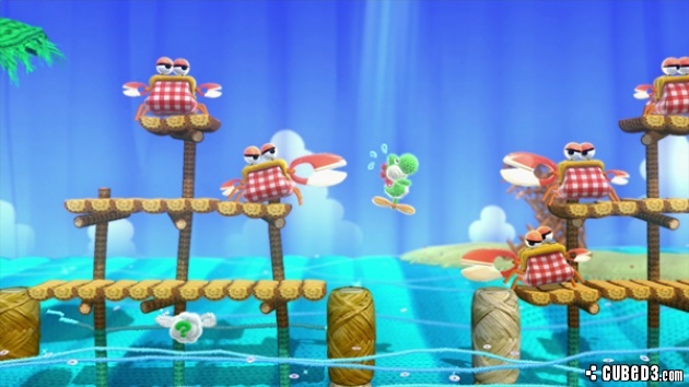 Screenshot for Yoshi's Woolly World on Wii U