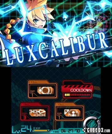 Screenshot for Azure Striker Gunvolt on Nintendo 3DS