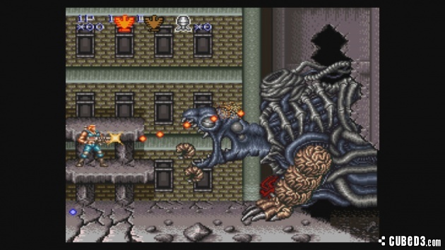 Screenshot for Super Probotector: Alien Rebels (Contra III: The Alien Wars) on Super Nintendo