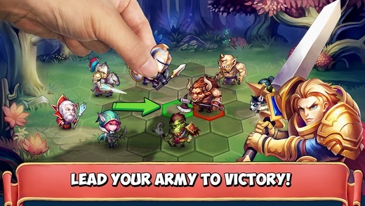 Screenshot for Heroes Tactics on iOS