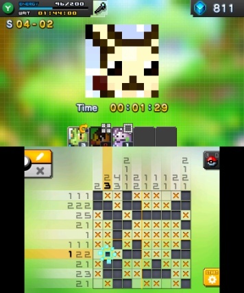 Screenshot for Pokémon Picross on Nintendo 3DS