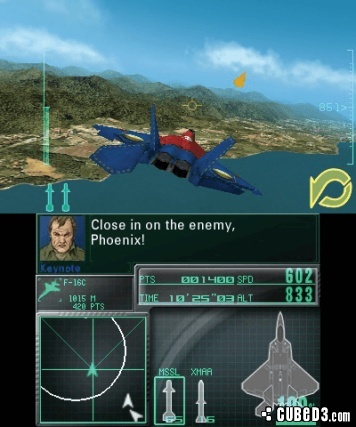 Screenshot for Ace Combat: Assault Horizon Legacy+ on Nintendo 3DS