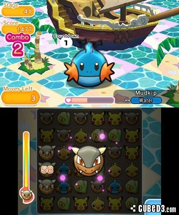 Screenshot for Pokémon Shuffle on Nintendo 3DS