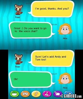 Screenshot for Chat-A-Lot on Nintendo 3DS