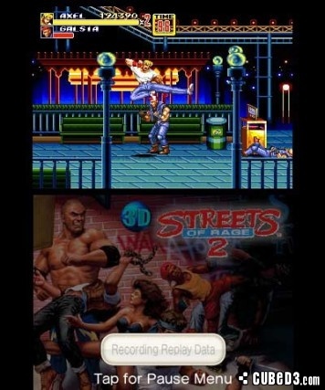 Screenshot for 3D Streets of Rage 2 on Nintendo 3DS