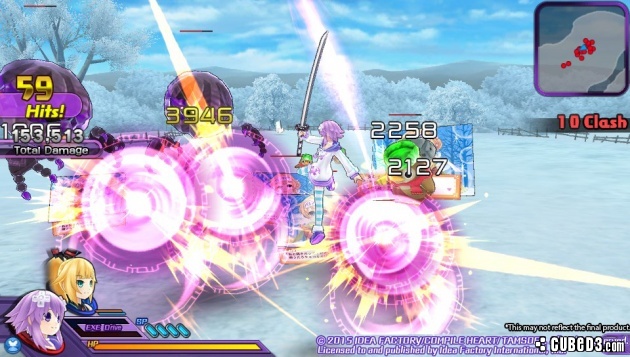 Screenshot for Hyperdimension Neptunia U: Action Unleashed on PS Vita