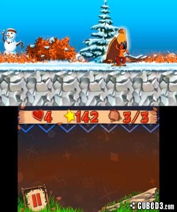 Screenshot for Yakari: The Mystery of Four-Seasons on Nintendo 3DS