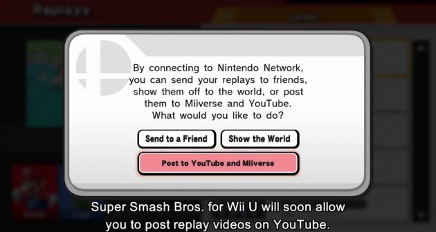 Image for Upload Smash Bros. Replays to YouTube
