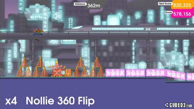 Screenshot for OlliOlli on Wii U