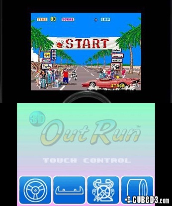 Screenshot for 3D Out Run on Nintendo 3DS