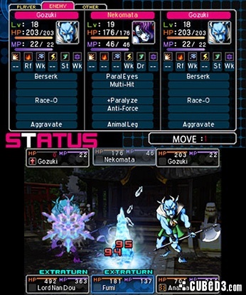 Screenshot for Shin Megami Tensei: Devil Survivor 2 - Record Breaker on Nintendo 3DS