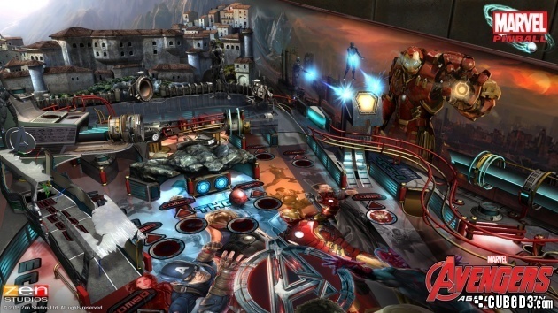 Screenshot for Zen Pinball 2: Marvel's Avengers - Age of Ultron on Wii U