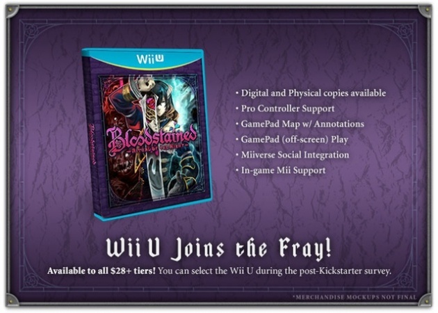Image for Bloodstained Hits Wii U Stretch Goal