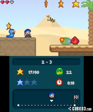 Screenshot for Bloo Kid 2 on Nintendo 3DS