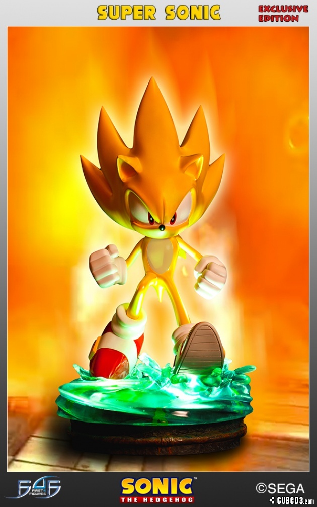 Image for Modern Super Sonic First4Figures Statue Revealed