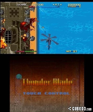 Screenshot for 3D Thunder Blade on Nintendo 3DS