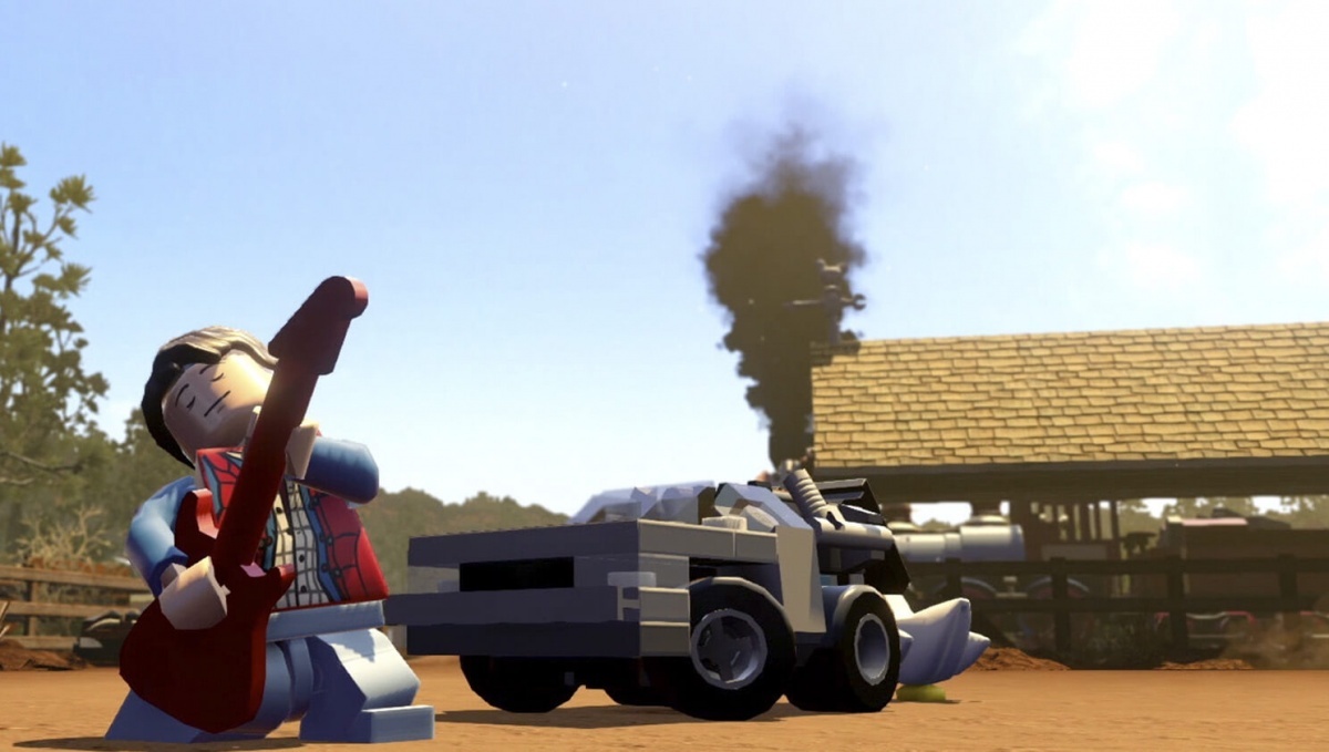 Screenshot for LEGO Dimensions: Back to the Future on Wii U