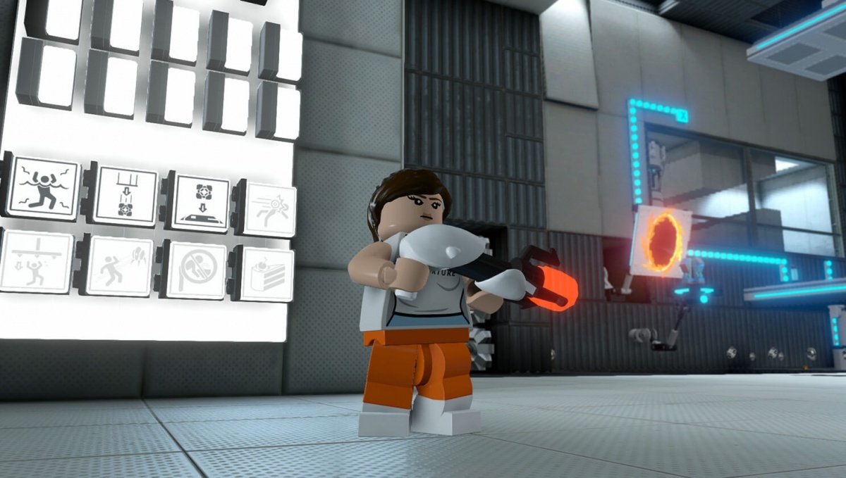 Screenshot for LEGO Dimensions: Portal 2 on Wii U