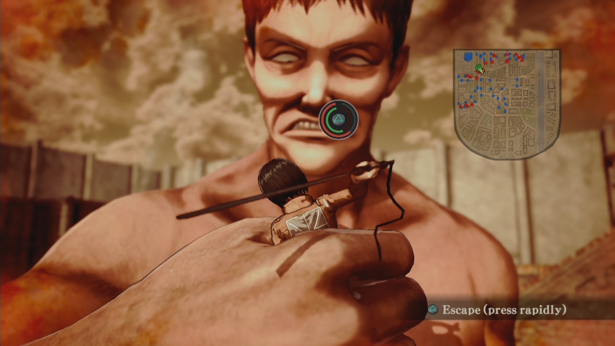 Screenshot for Attack on Titan: Wings of Freedom on PlayStation 4