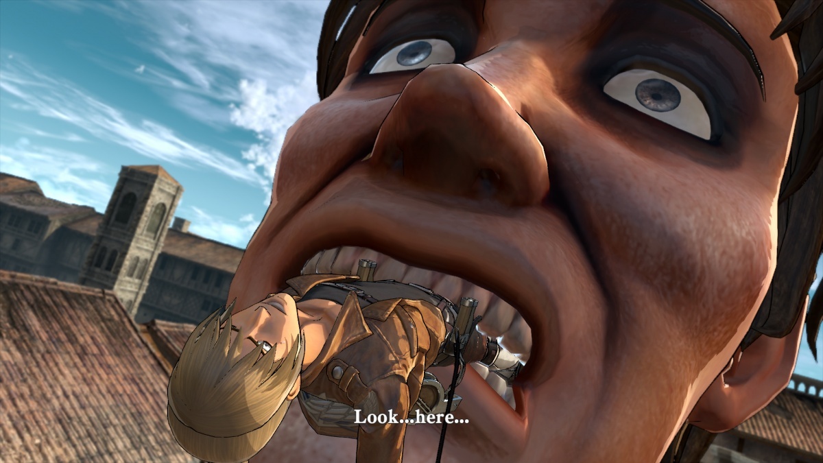 Screenshot for Attack on Titan: Wings of Freedom on PlayStation 4