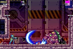 Screenshot for Metroid Fusion on Game Boy Advance