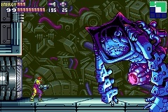 Screenshot for Metroid Fusion on Game Boy Advance