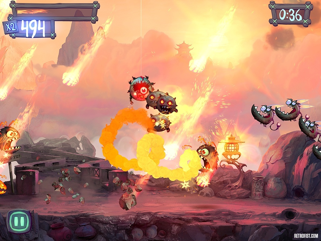 Screenshot for Fire Fu  on iOS