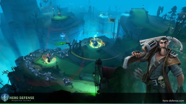 Screenshot for Hero Defense: Haunted Island on PC