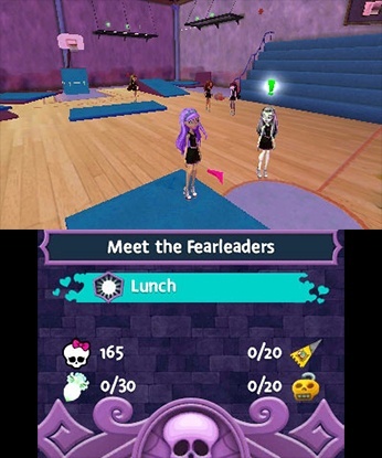 Screenshot for Monster High: New Ghoul in School on Nintendo 3DS