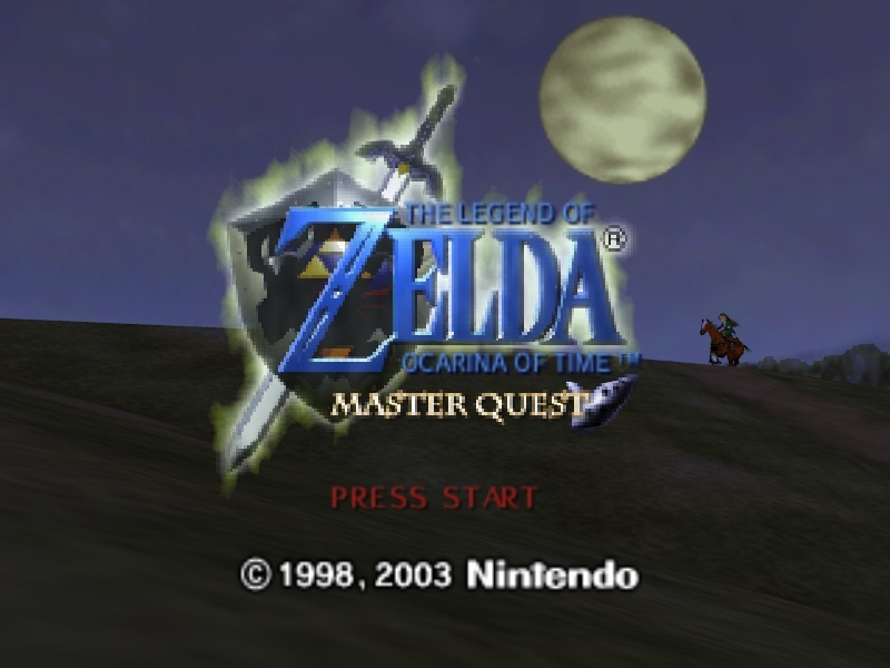 Nintendo Gamecube Legend of Zelda Ocarina Time Ura/master 