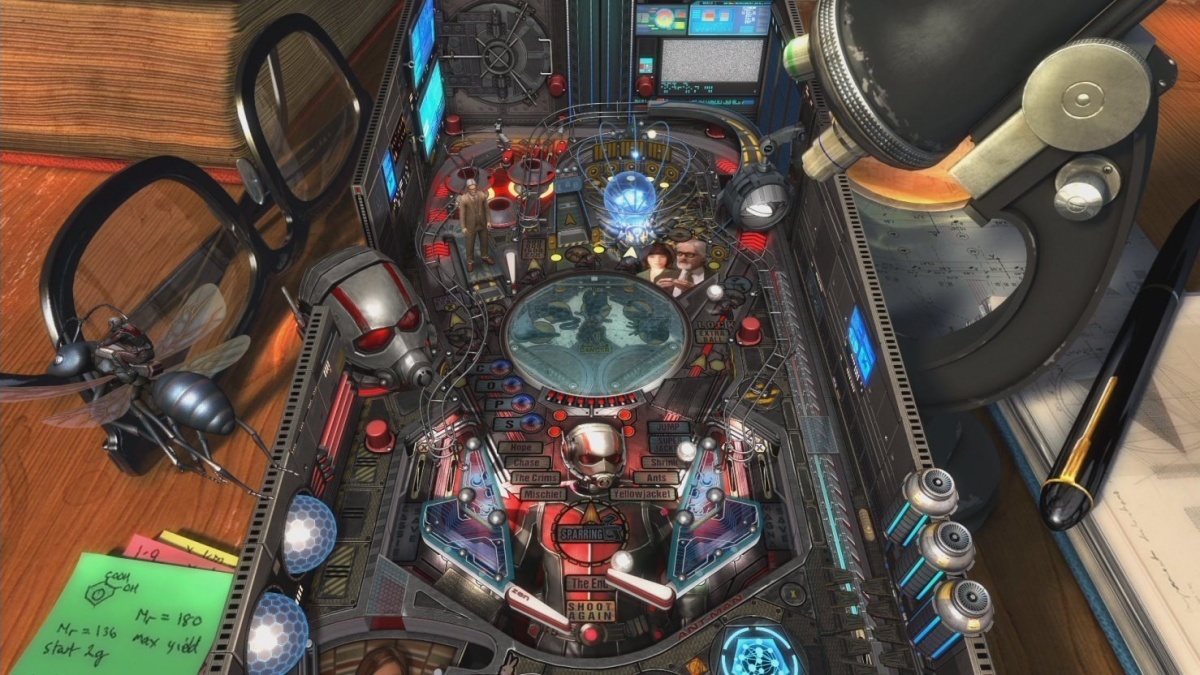 Screenshot for Zen Pinball 2: Marvel's Ant-Man  on PlayStation 4