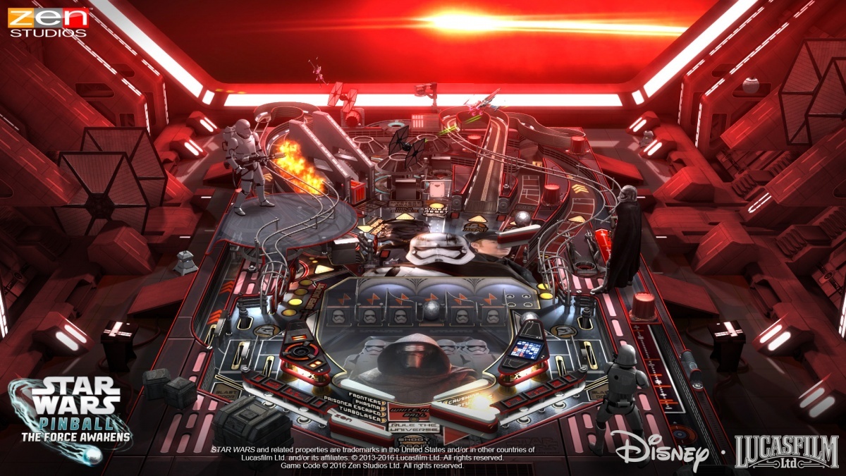 Screenshot for Star Wars Pinball: The Force Awakens on PlayStation 4