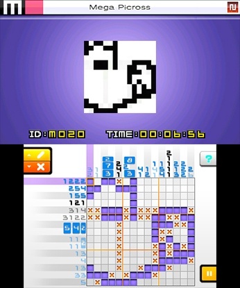 Screenshot for Picross e5 on Nintendo 3DS