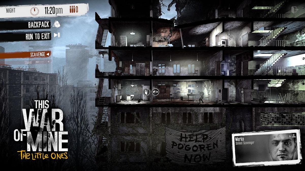 Screenshot for This War of Mine: The Little Ones on PlayStation 4