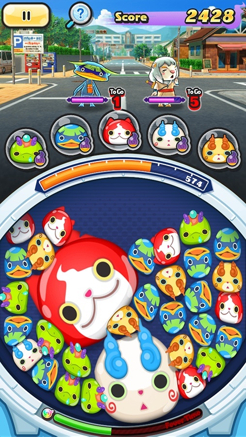 Screenshot for Yo-kai Watch: Wibble Wobble on iOS