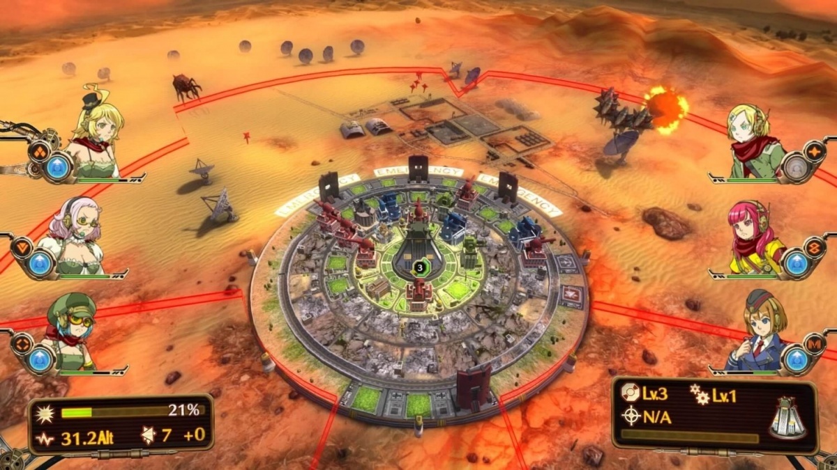Screenshot for Aegis of Earth: Protonovus Assault on PS Vita