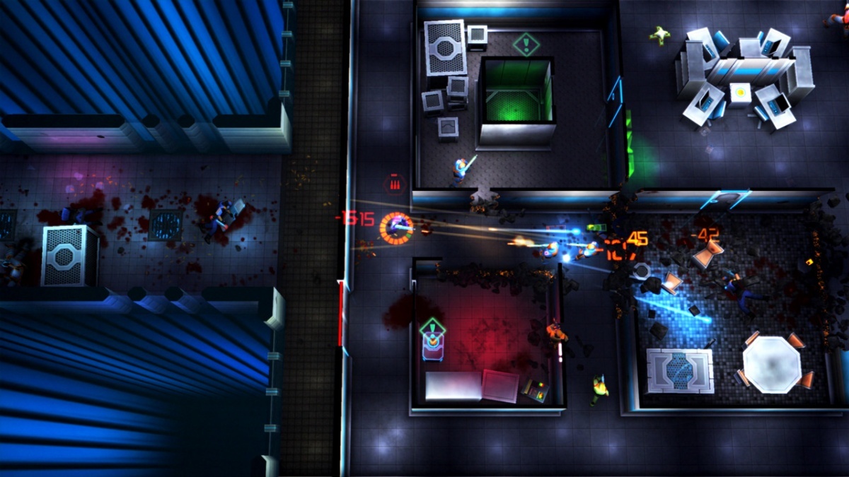 Screenshot for Neon Chrome on PlayStation 4