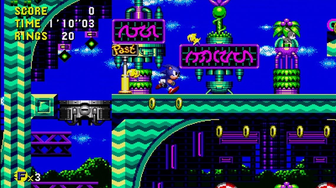 Screenshot for Sonic CD on PlayStation 3