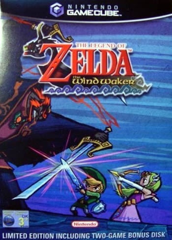 The Legend of Zelda: The Wind Waker Nintendo DS Box Art Cover by