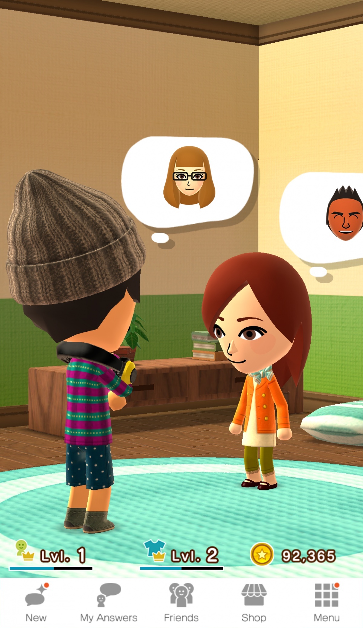 Screenshot for Miitomo on iOS