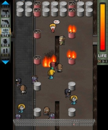 Screenshot for Escape from Zombie City on Nintendo 3DS