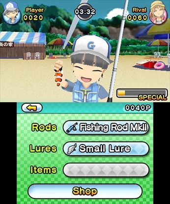 Screenshot for Family Fishing on Nintendo 3DS