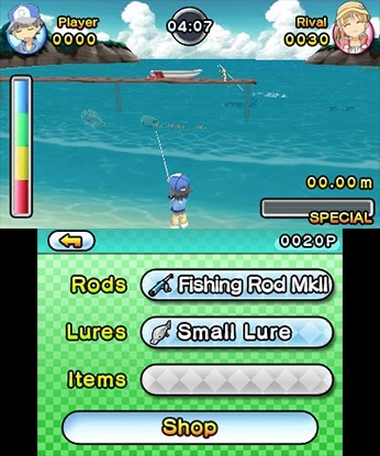 Screenshot for Family Fishing on Nintendo 3DS