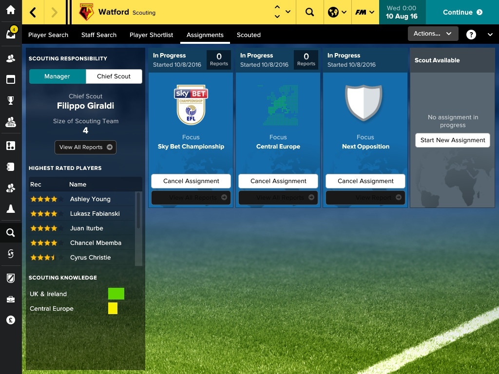 Screenshot for Football Manager Touch 2017 on PC