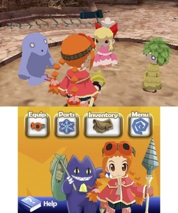 Screenshot for Gurumin 3D: A Monstrous Adventure on Nintendo 3DS