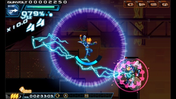 Screenshot for Azure Striker Gunvolt on PC