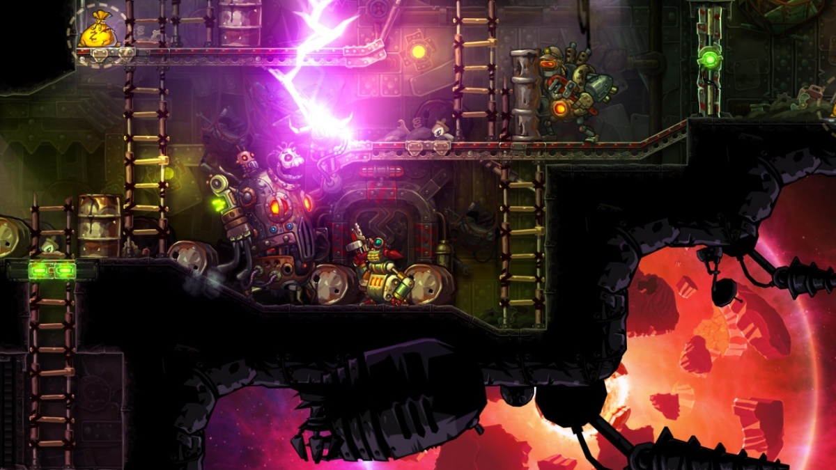 Screenshot for SteamWorld Heist on PS Vita