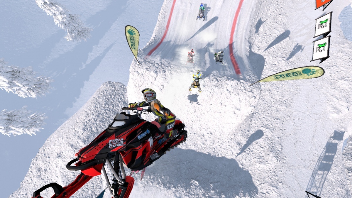 Screenshot for Snow Moto Racing Freedom on PC