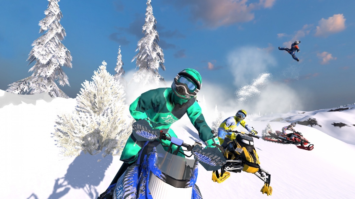 Screenshot for Snow Moto Racing Freedom on PC